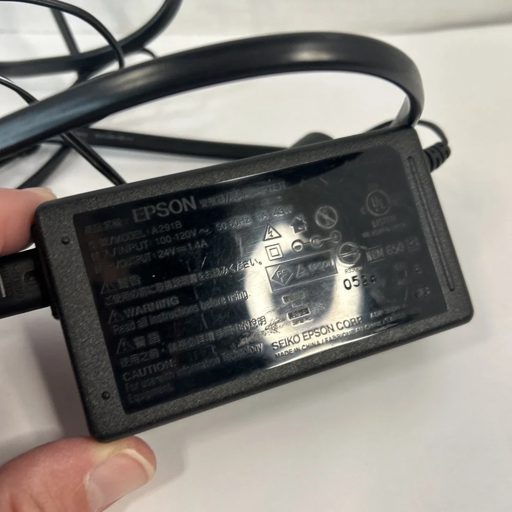 AC Adapter‎ / Epson Perfection 2580 3590 Photo Flatbed Scanner Power Supply Cord